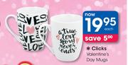 Clicks Valentine's Day Mugs-Each