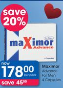 Maximor Advance For Men 4 Capsules-Per Pack