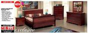 Louis Philupe 5-Piece Bedroom Suite
