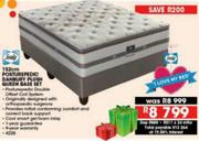 Sealy 152Cm Posturepedic Danbury Plush Queen Base Set