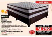 MaxiPedic 137Cm Toronto Double Base Set