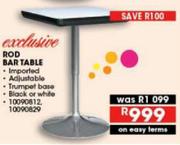 Rod Bar Table