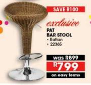 Pat Bar Stool Rattan-Each