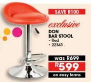 Don Red Bar Stool