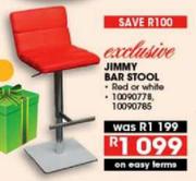 Jimmy Bar Stool Red Or White-Each