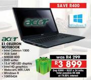 Acer E1 Celeron Notebook