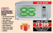 Defy Electronic Microwave Oven DMO353MET