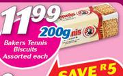 Bakers Tennis Biscuits Assorted-200g Each