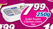 Goldi Frozen Chicken Livers Tub-250g