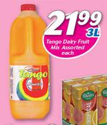 Tango Dairy Fruit Mix Assorted-3ltr Each