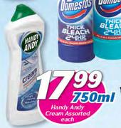 Handy Andy Cream Assorted-750ml Each