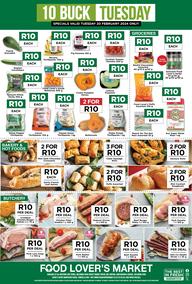Food Lover's Market Western Cape : 10 Buck Tuesday (20 February 2024 Only)