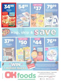 OK Foods Western Cape : Hop, Skip & Save (20 March - 07 April 2024), page 1