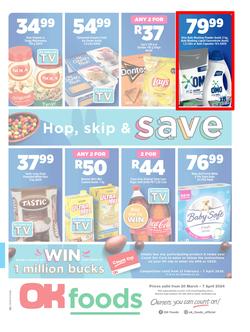 OK Foods Western Cape : Hop, Skip & Save (20 March - 07 April 2024), page 1