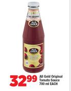 All Gold Original Tomato Sauce-700ml Each