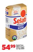 Selati Pure White Sugar-2.5Kg Each