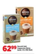 Nescafe Gold Cappuccino Sticks Assorted-10's Per Pack