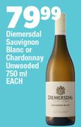 Diemersdal Sauvignon Blanc Or Chardonnay Unwooded-750ml Each