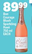 Bon Courage Blush Sparkling Rose-750ml Each