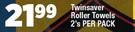 Twinsaver Roller Towels-2's Per Pack