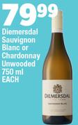 Diemersdal Sauvignon Blanc Or Chardonnay Unwooded-750ml Each