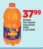 Brookes Oros Squash Concentrate Assorted-2L Each