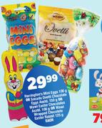 Harrington's Mini Eggs 100g Or Socado Ovetti Chocolate Eggs 150g Or Wawi Easter Chocolates 100g-Each