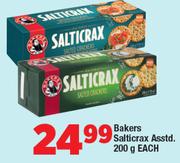 Bakers Salticrax Assorted-200g Each