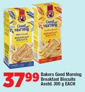 Bakers Good Morning Breakfast Biscuits Assorted-300g Each