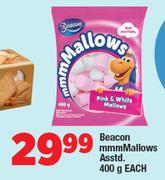 Beacon mmmMallows Assorted-400g Each