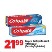 Colgate Toothpaste Assorted-100ml Each
