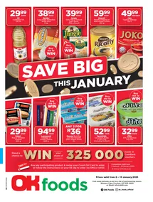 OK Foods Western Cape : Save Big This January (02 January - 19 January 2025)