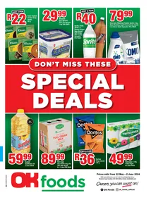 OK Foods Western Cape : Don't Miss These Special Deals (22 May - 02 June 2024)