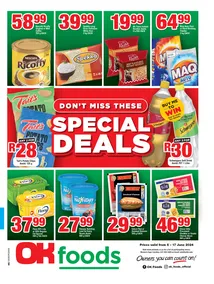 OK Foods Western Cape : Don't Miss These Special Deals (05 June - 17 June 2024)