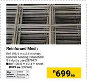 Reinforced Mesh Ref 193 6mm x 2.4m Sheet 4535-Each