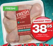 Fresh Chicken Drumsticks & Thighs-Per Kg