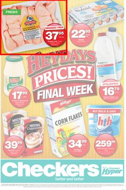Checkers Western Cape : Heydays Prices Final Week (8 Feb - 14 Feb 2016), page 1