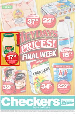 Checkers Western Cape : Heydays Prices Final Week (8 Feb - 14 Feb 2016), page 1