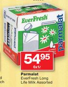 Parmalat EverFresh Long Life Milk Assorted-6 x 1Ltr