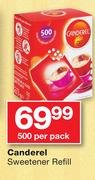 Canderel Sweetener Refill-500 Per Pack