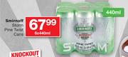 Smirnoff Storm Pine Twist Cans-6 x 440ml
