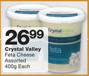 Crystal Valley Feta Cheese Assorted-400g Each