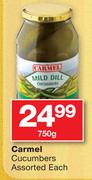 Carmel Cucumbers Assorted-750g Each
