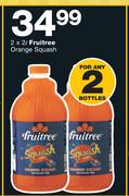 Fruitree Orange Squash-2 x 2Ltr