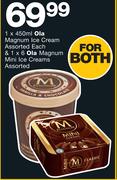 Ola Magnum Ice Cream Assorted-450ml & Ola Magnum Mini Ice Creams Assorted-6's