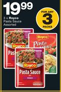 Royco Pasta Sauce Assorted-For 3