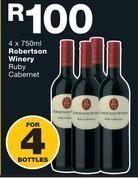Robertsons Winery Ruby Cabernet-4 x 750ml