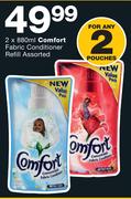 Comfort Fabric Conditioner Refill Assorted-2 x 880ml
