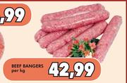 Beef Bangers-Per Kg