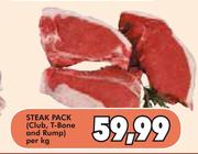 Steak Pack(Club,T-Bone And Rump)-Per Kg